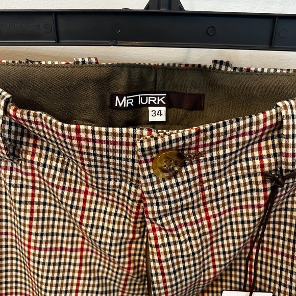 Mr Turk Alex Slim Trouser Multi-Color , Size 34 - Picture 5 of 7